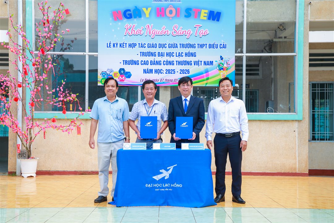 LHU và Trường THPT Điều Cải đẩy mạnh hợp tác, mở rộng cơ hội học tập cho học sin